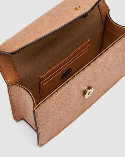 D-Vine Grab Crossbody Bag - Caramel