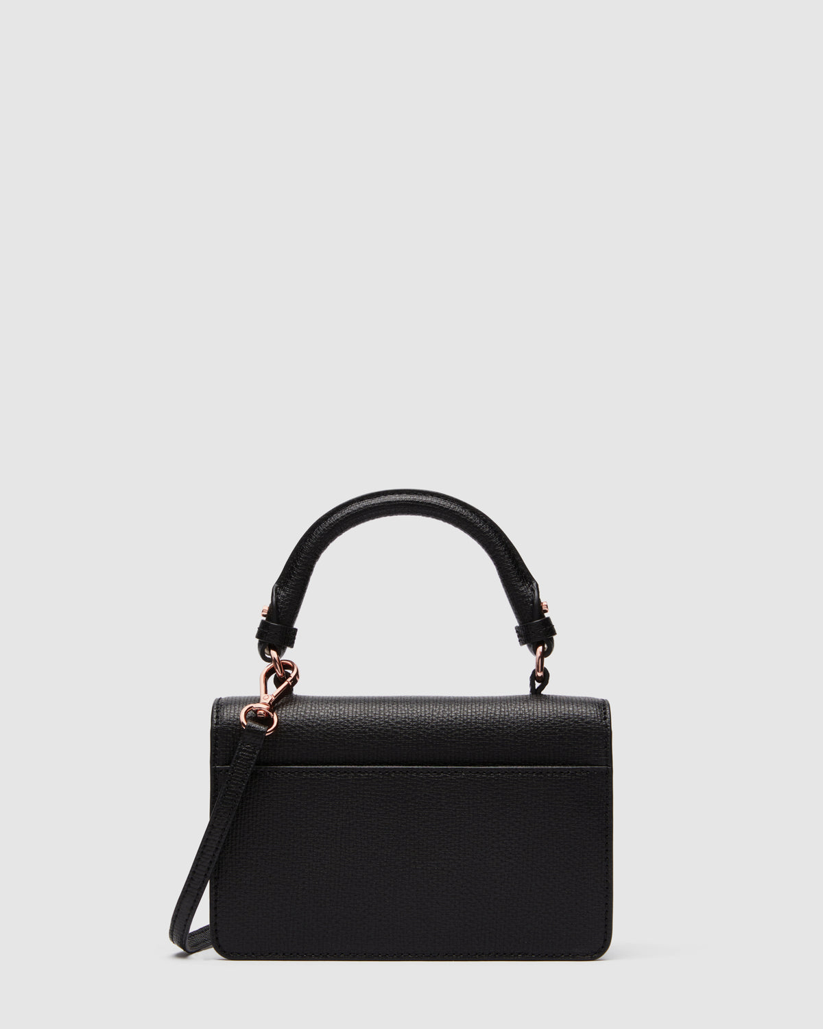 D-Vine Grab Crossbody Bag - Black Rose Gold