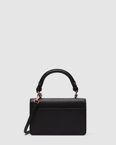 D-Vine Grab Crossbody Bag - Black Rose Gold