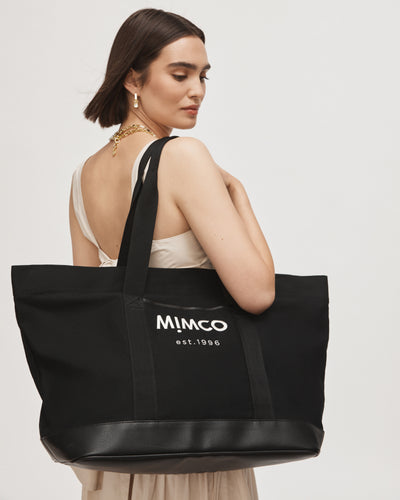 Vacation Tote Bag - Black Light Gold