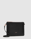 Piazza Medium Crossbody Pouch - Black Rose Gold