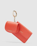 Classico Multi Charm Keyring - Sunset Orange