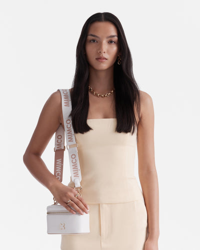 Webbing Bag Strap - White
