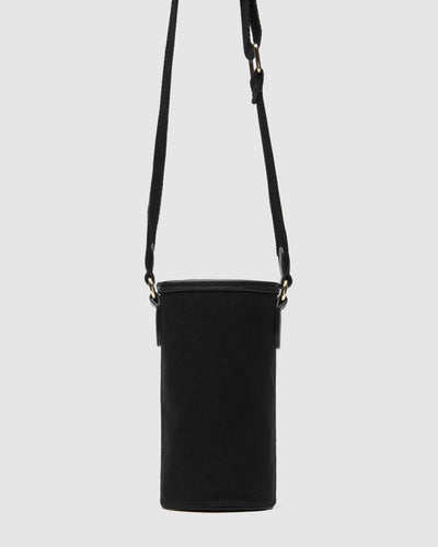 Vacation Water Bottle Crossbody Bag - Black Light Gold