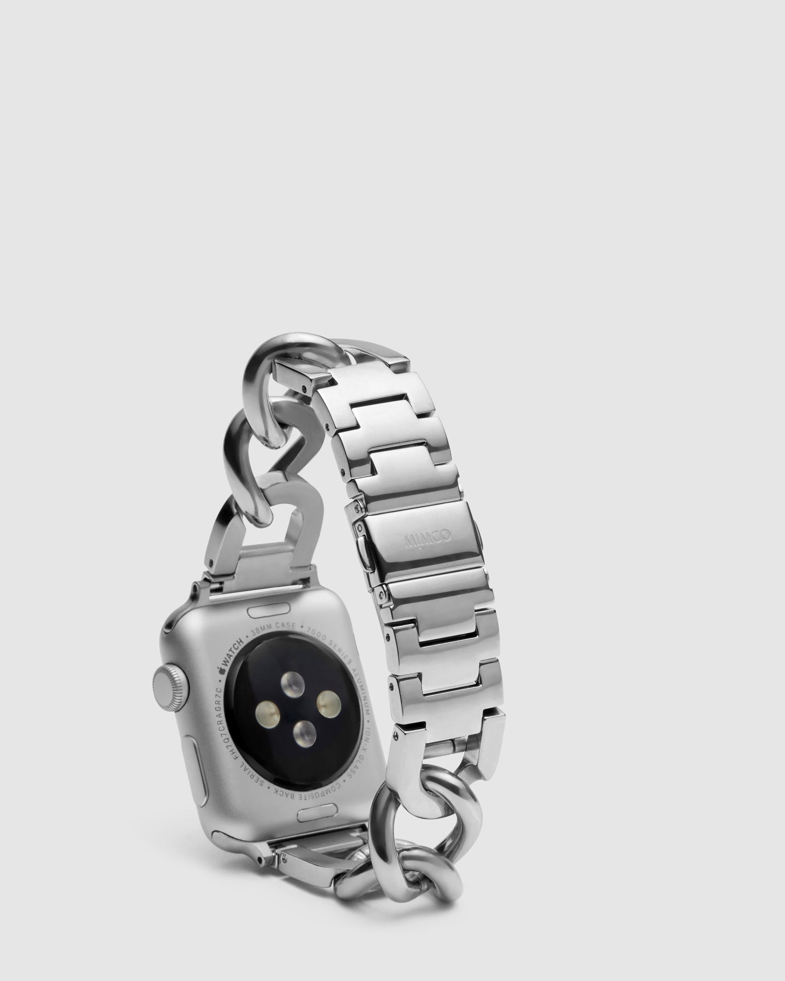 38mm Capri Watch Band - Silver