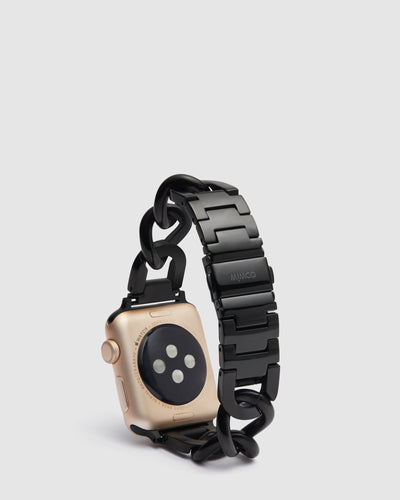 38mm Capri Watch Band - Jet Black