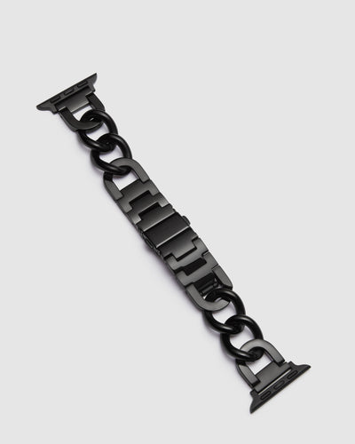 38mm Capri Watch Band - Jet Black