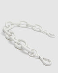 Acrylic Shoulder Bag Strap - White