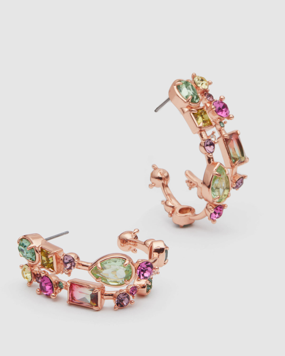 Monte Carlo Hoop Earrings - Multicolour