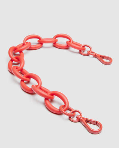 Acrylic Shoulder Bag Strap - Sunset Orange