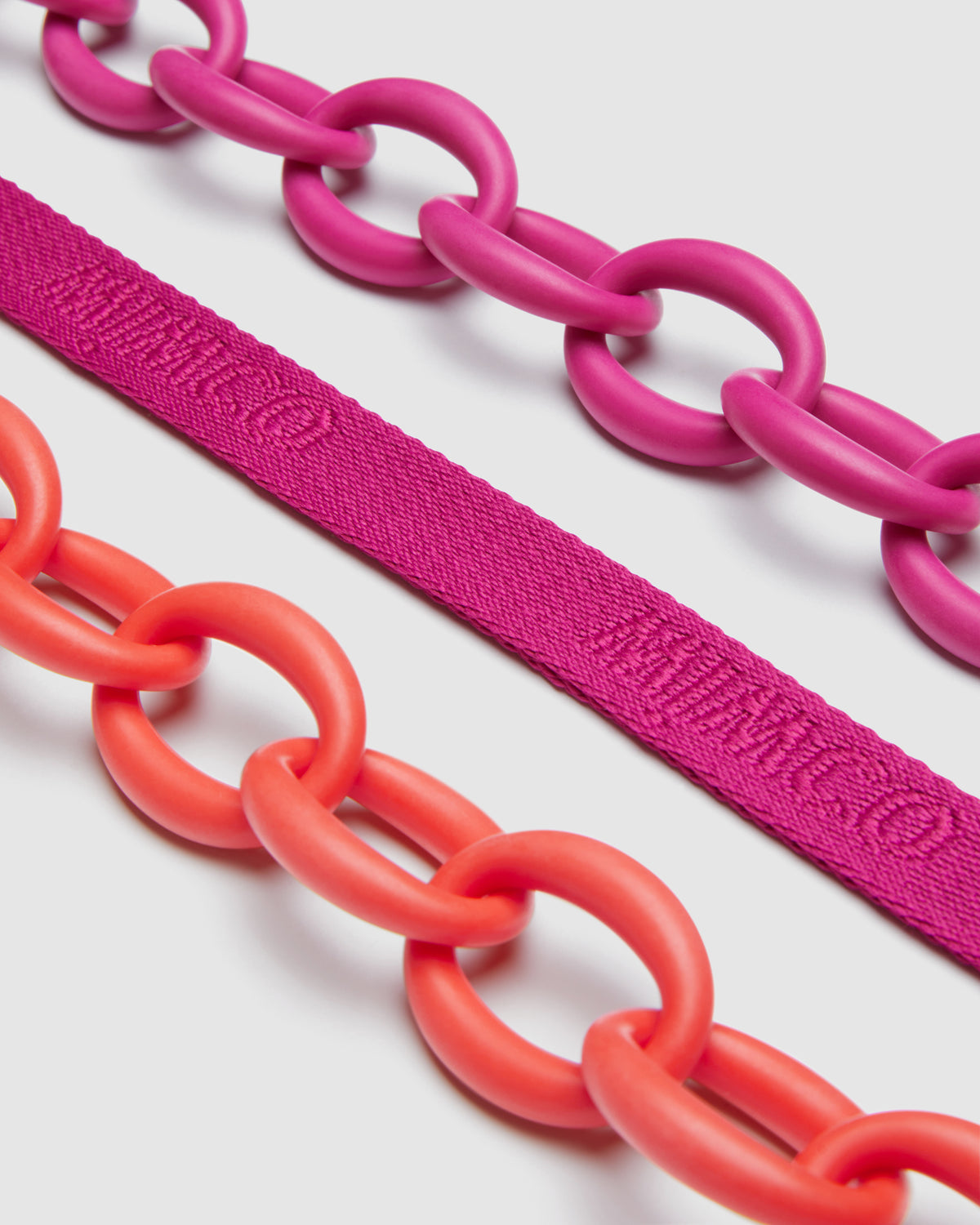 Acrylic Shoulder Bag Strap - Sunset Orange