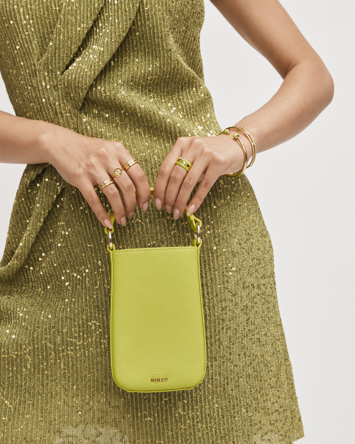 Luna Tech Crossbody Bag - Acid Lime