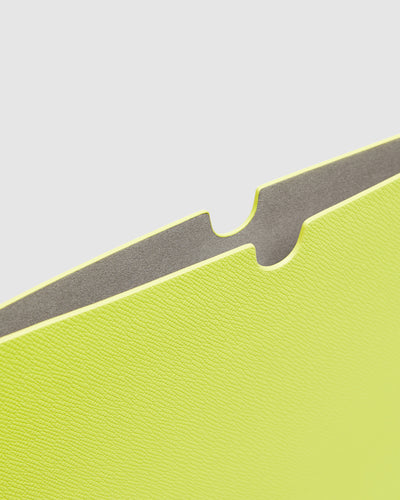 Classico 16-Inch Laptop Slip Case - Acid Lime