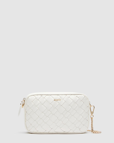 Classico Chain Crossbody Bag - White