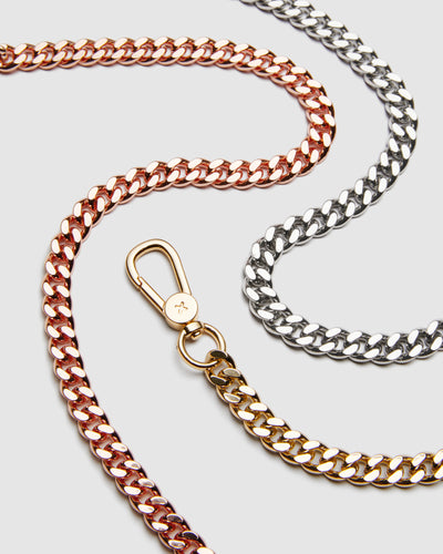 Link Chain Shoulder Bag Strap - Rose Gold