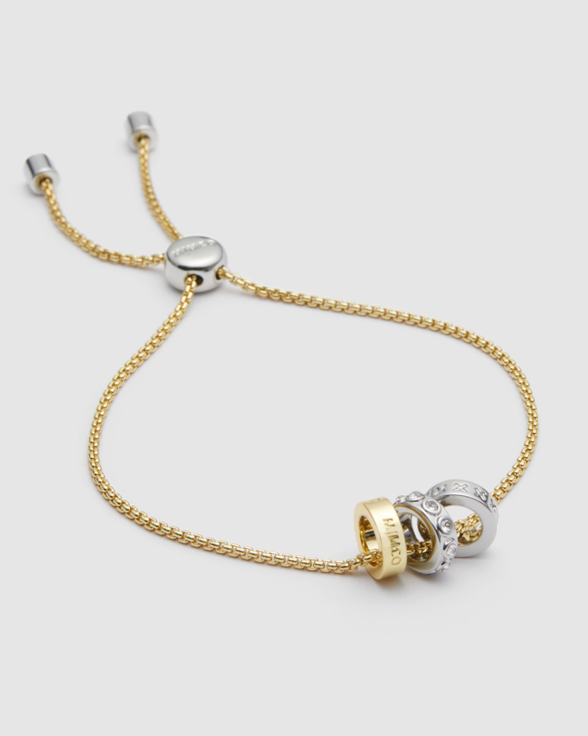 Halo Toggle Bracelet - Gold Silver