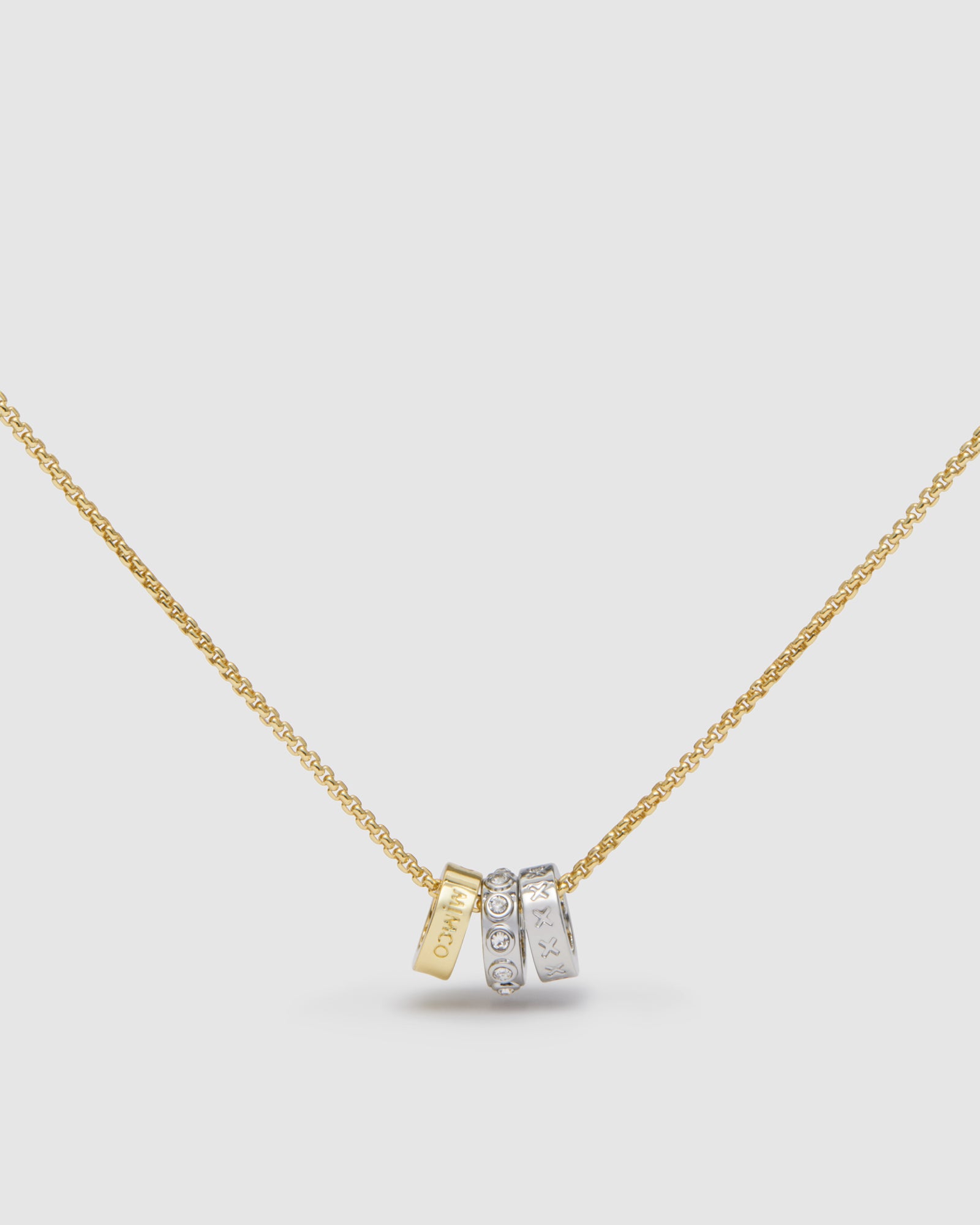 Halo Toggle Bracelet - Gold Silver