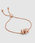 Halo Toggle Bracelet - Rose Gold