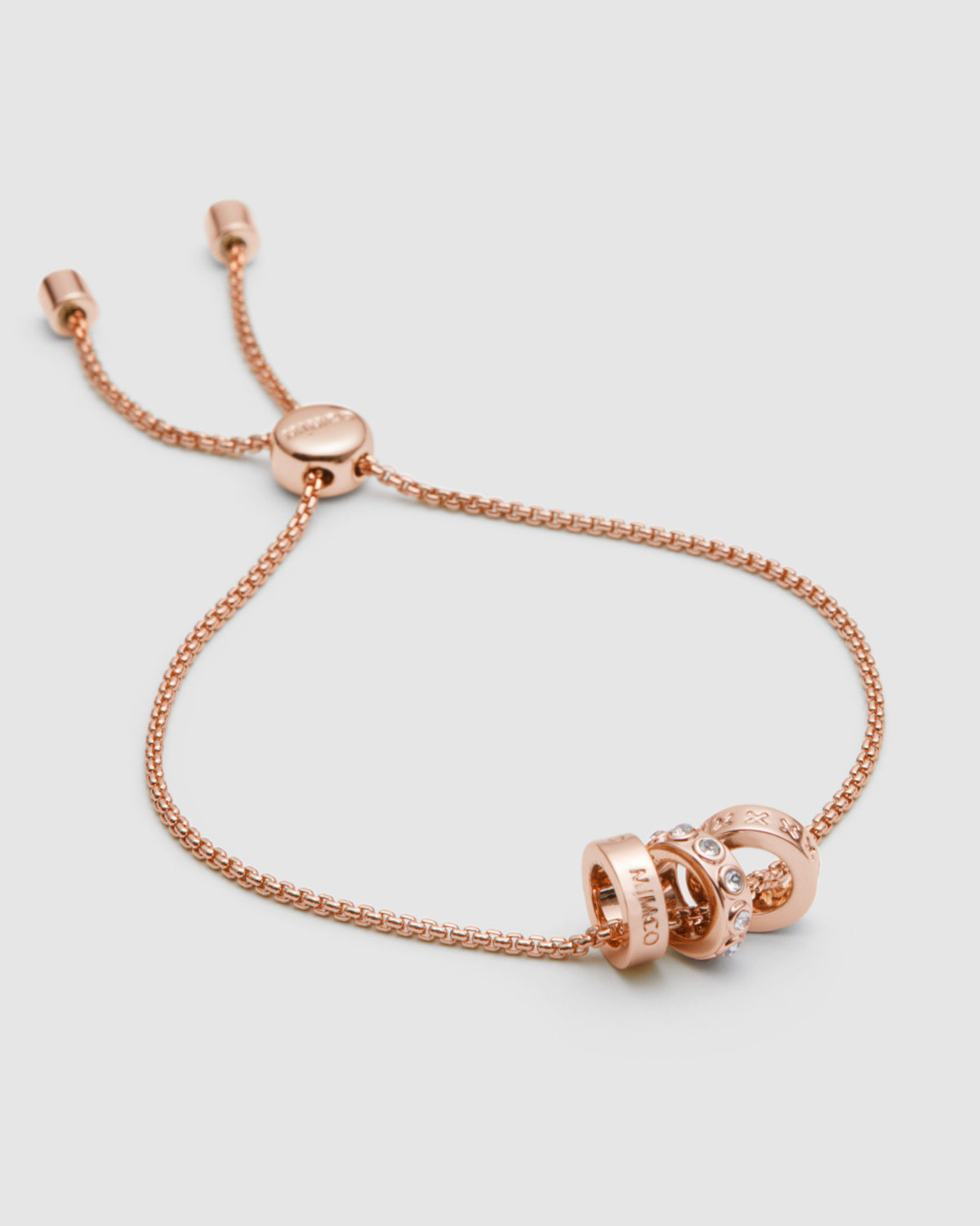 Halo Toggle Bracelet - Rose Gold