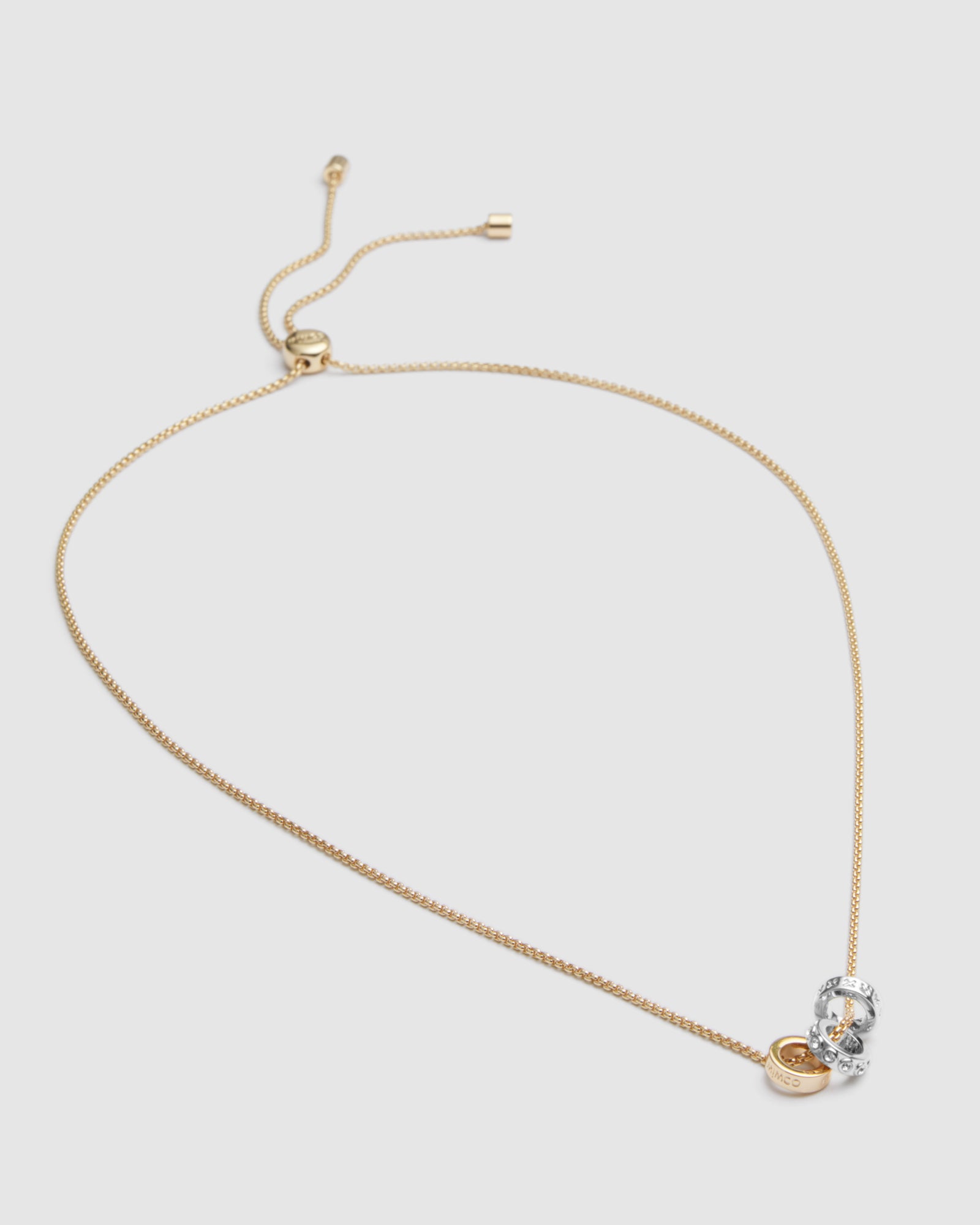 Halo Necklace - Gold Silver