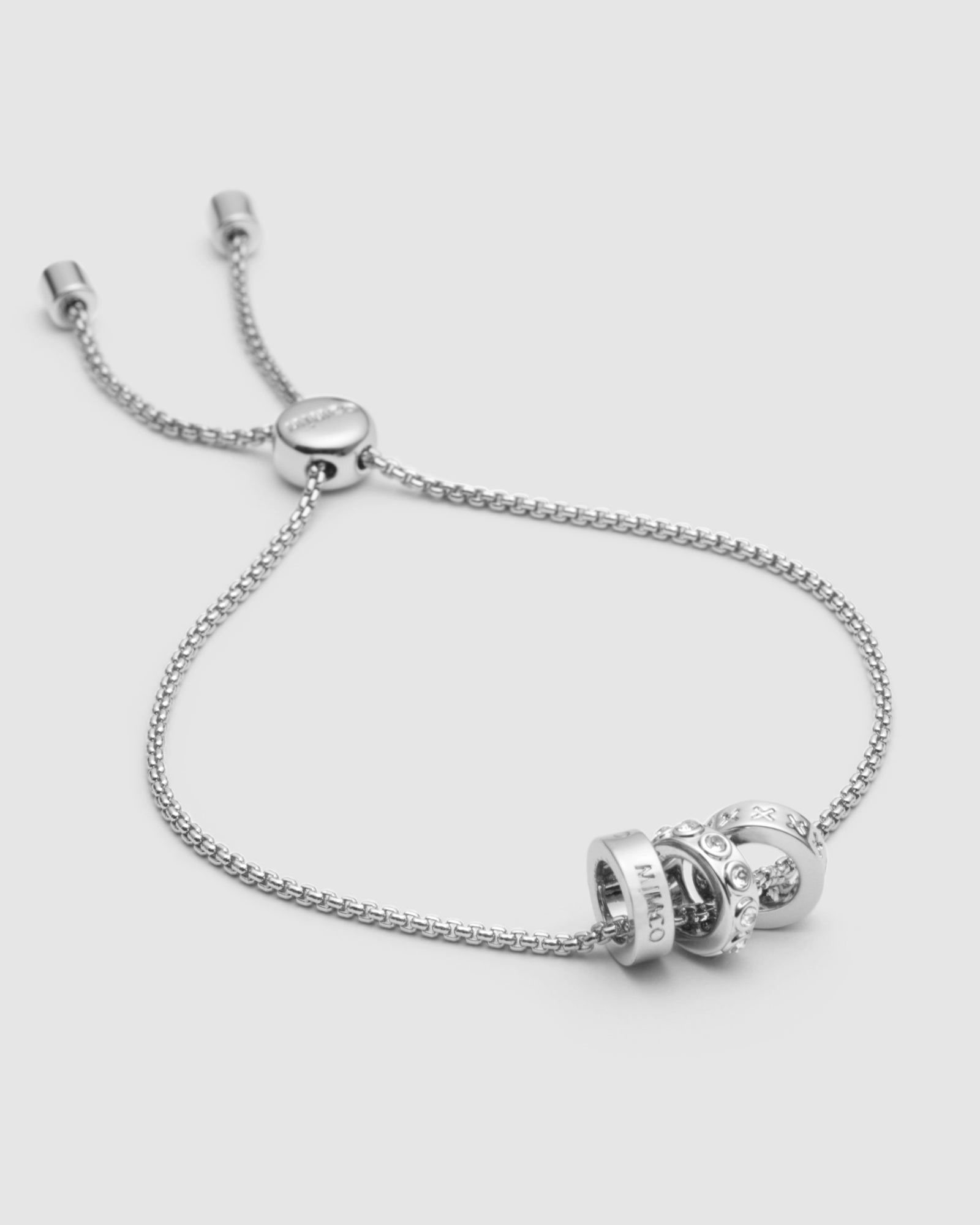 Halo Toggle Bracelet - Silver