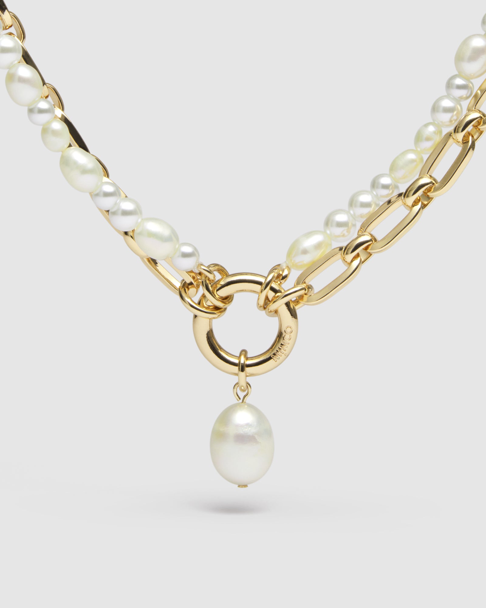 Estrid Pearl Wrist Bracelet - Gold
