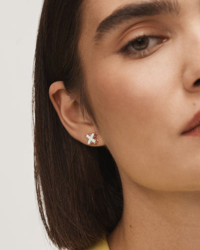Dreamer Stud Earrings - White
