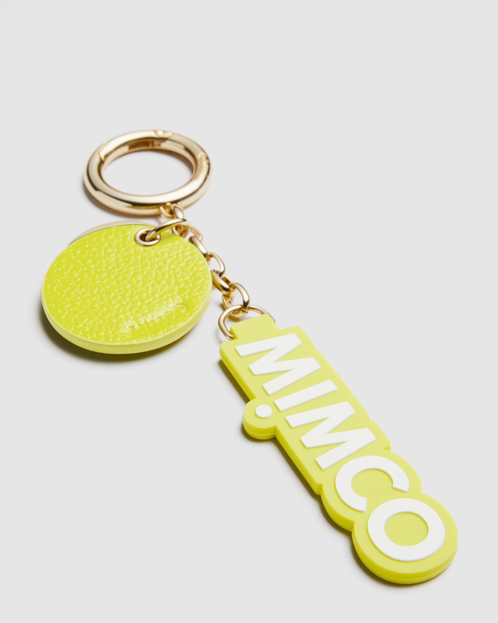 Est. 96 Zip Keyring - Acid Lime