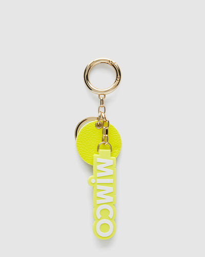 Est. 96 Zip Keyring - Acid Lime