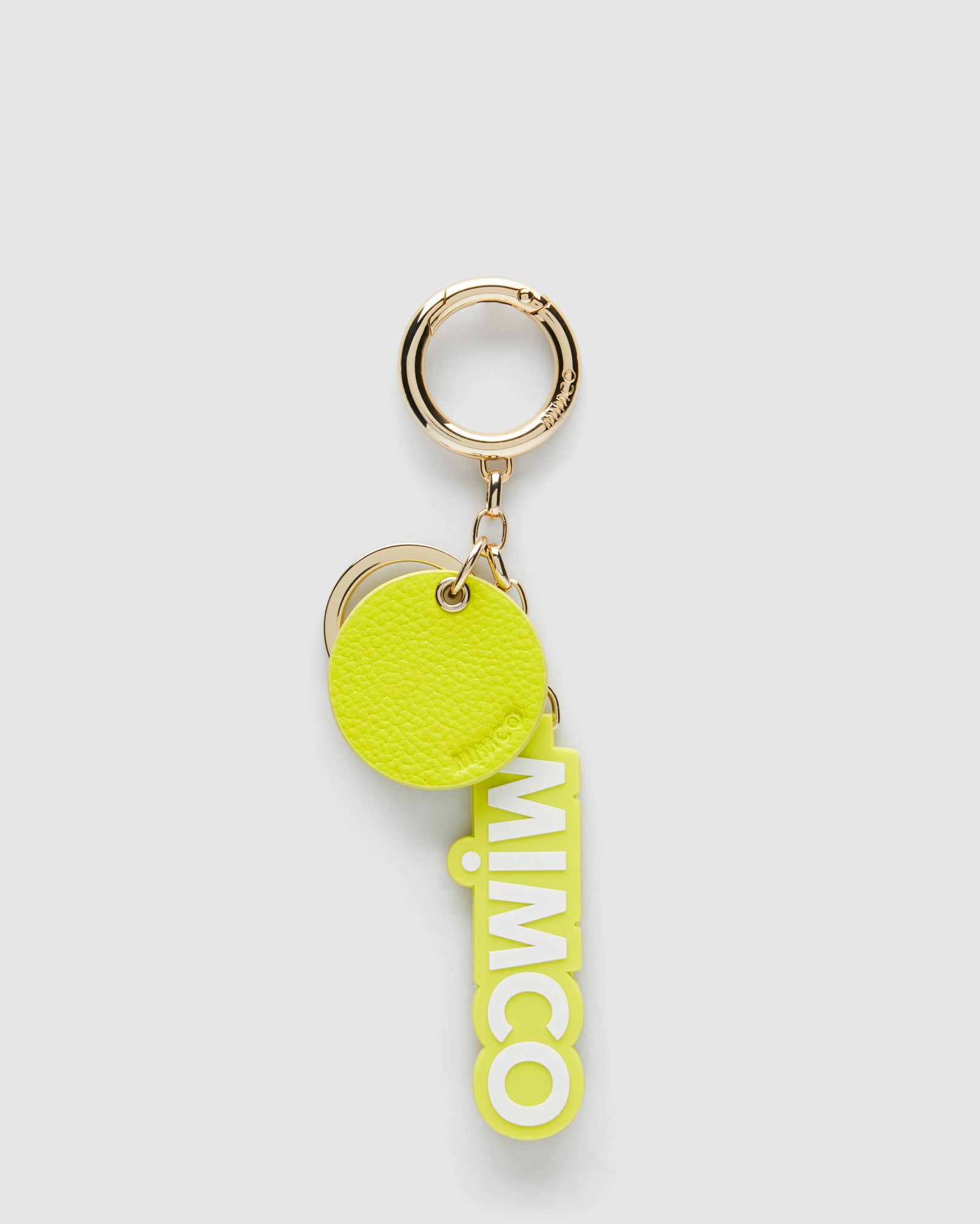 Est. 96 Zip Keyring - Acid Lime