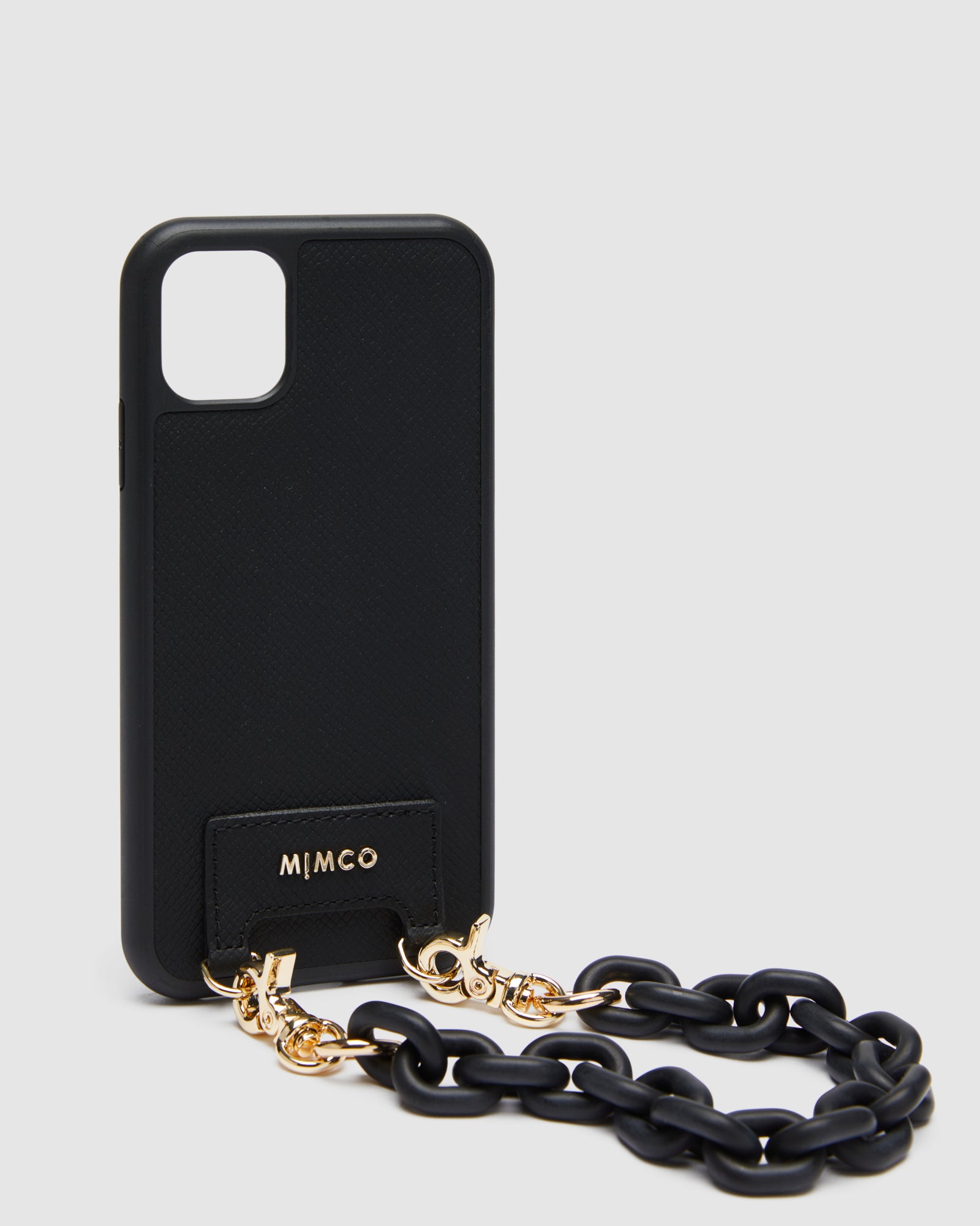 Mim Grab Phone Case For Iphone 11 - Black Light Gold