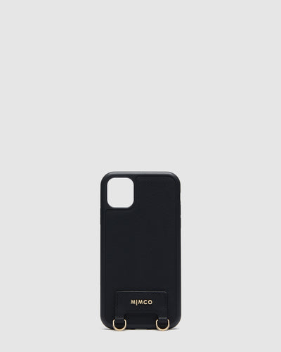 Mim Grab Phone Case For Iphone 11 - Black Light Gold