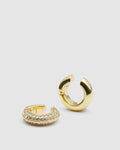 Casino Ear Cuff Set - Clear