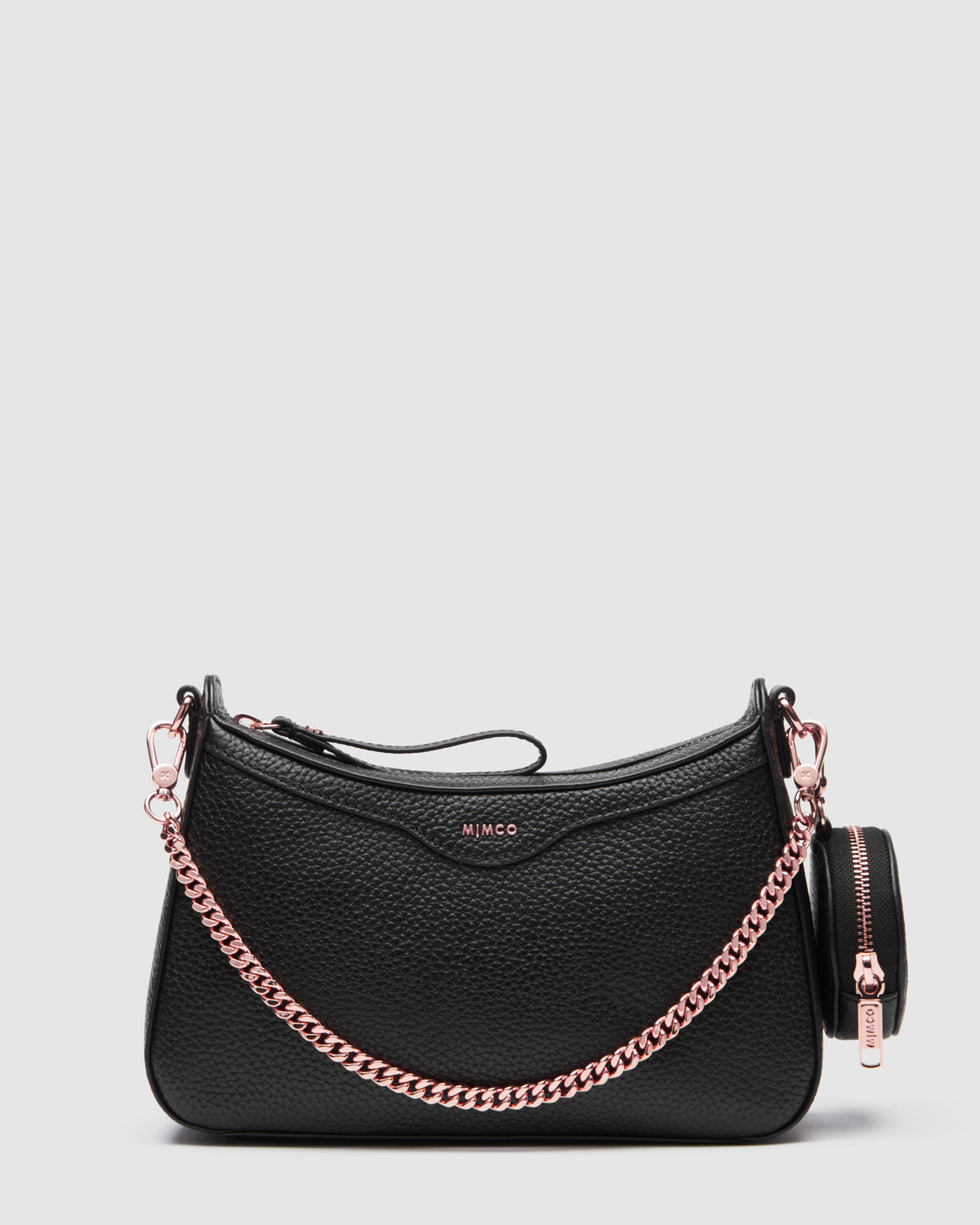 Jett Crossbody Bag - Black Rose Gold