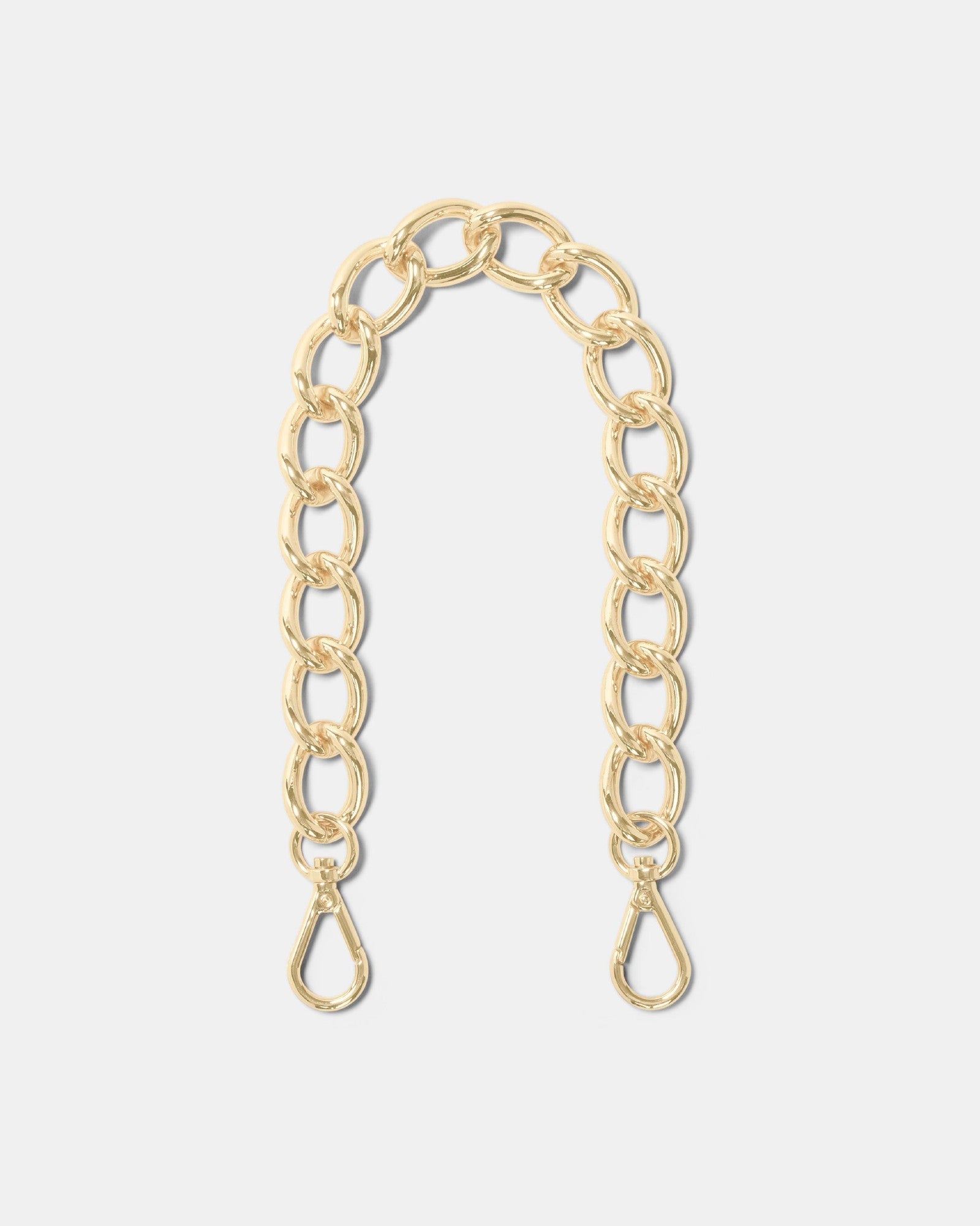 Chunky Chain Shoulder Bag Strap - Light Gold
