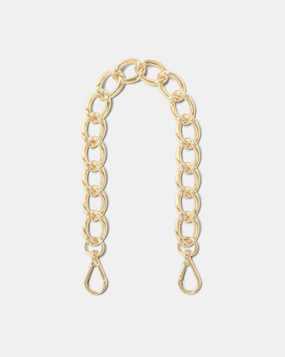 Chunky Chain Shoulder Bag Strap - Light Gold