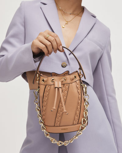 Chunky Chain Shoulder Bag Strap - Light Gold