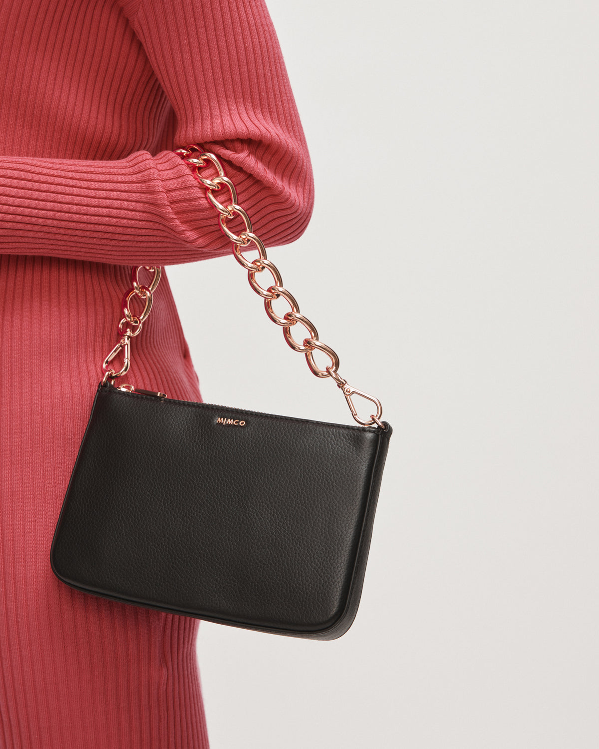 Chunky Chain Shoulder Bag Strap - Rose Gold