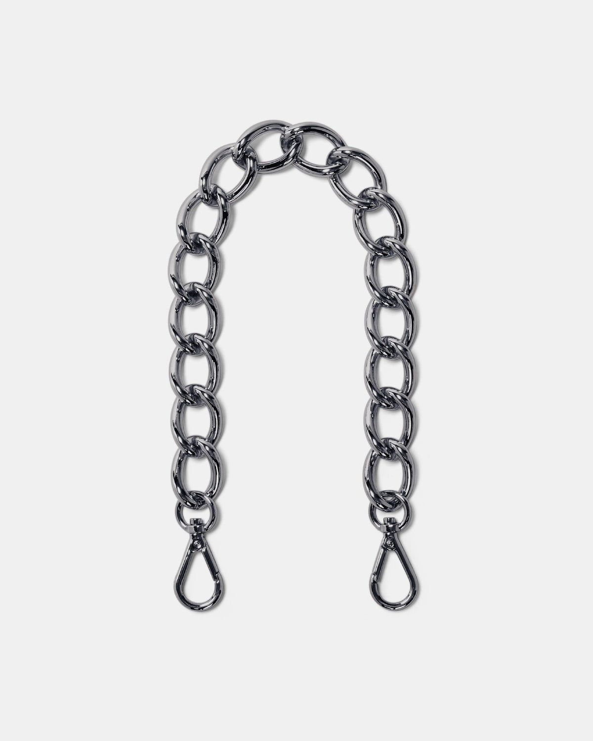 Chunky Chain Shoulder Bag Strap - Gunmetal