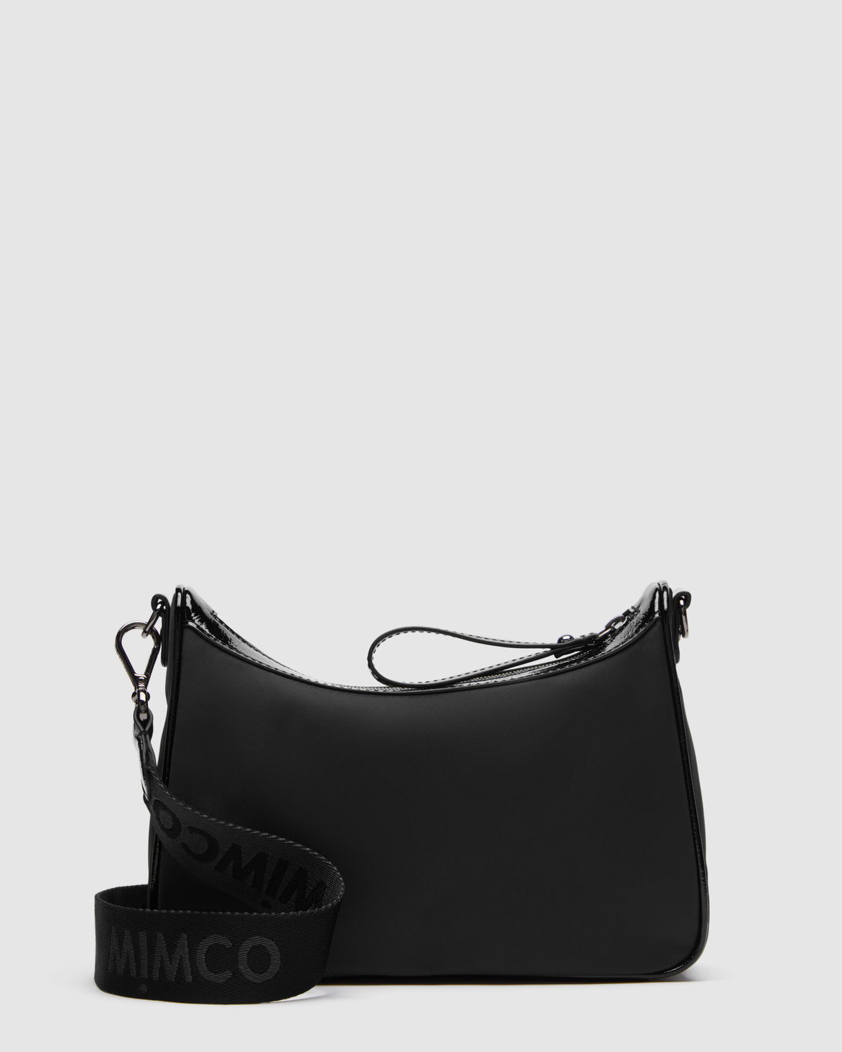 Jett Vegan Crossbody Bag - Black Gunmetal