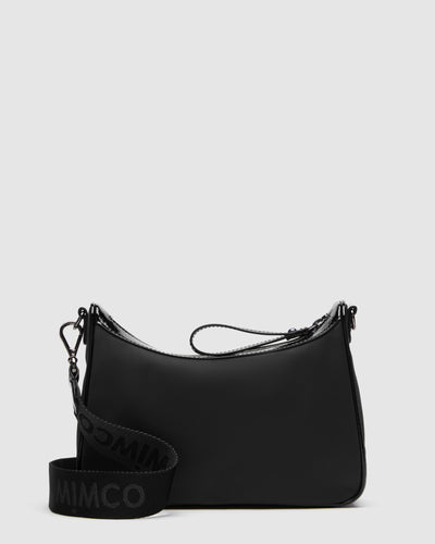 Jett Vegan Crossbody Bag - Black Gunmetal