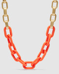 Villa Necklace - Sunset Orange