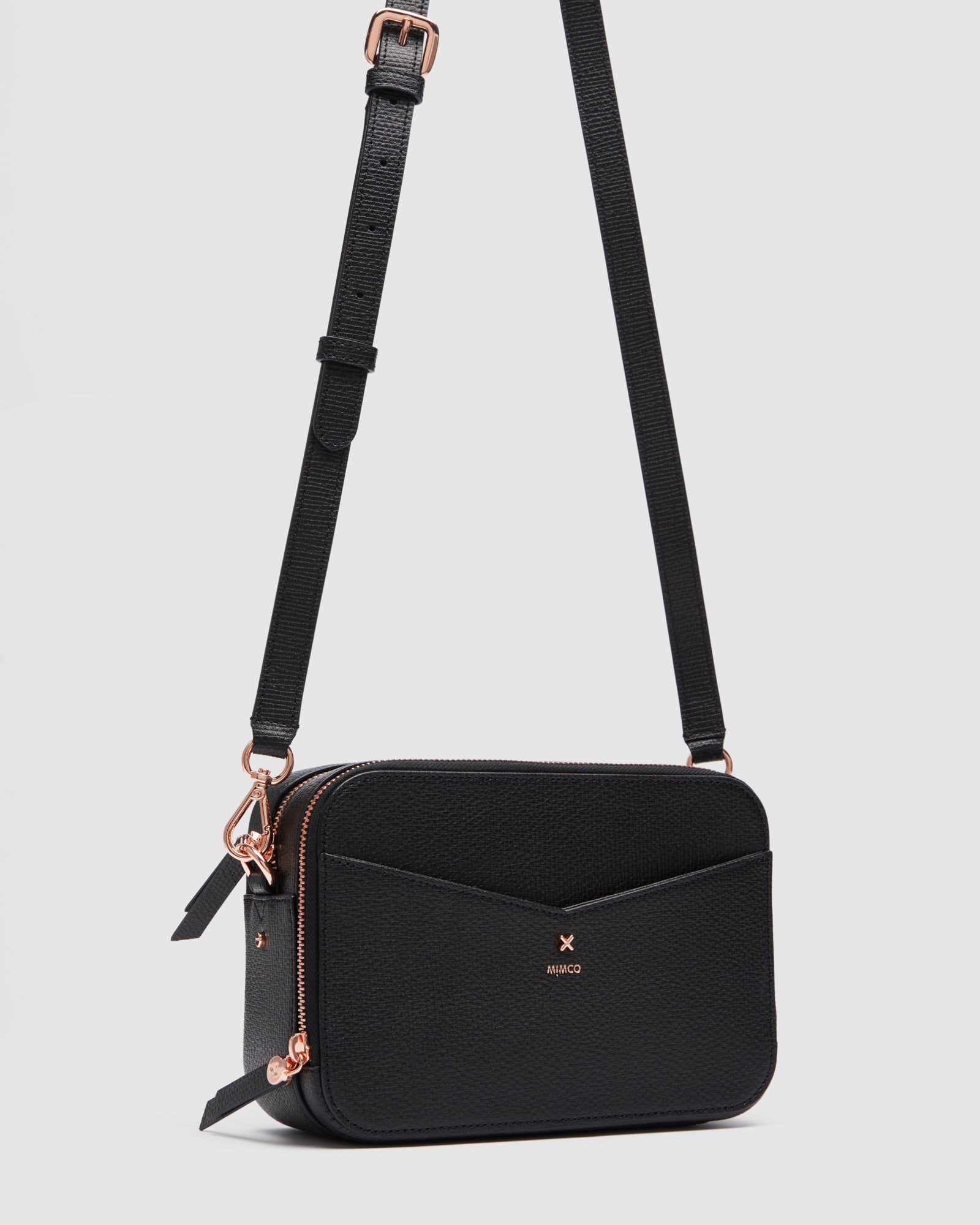 D-Vine Camera Crossbody Bag - Black Rose Gold
