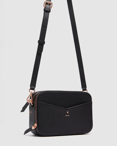 D-Vine Camera Crossbody Bag - Black Rose Gold