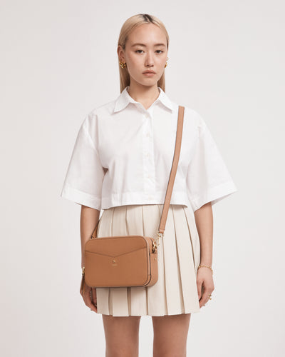 D-Vine Camera Crossbody Bag - Caramel