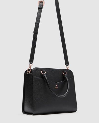 D-Vine Tote Bag - Black Rose Gold