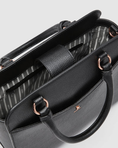 D-Vine Tote Bag - Black Rose Gold