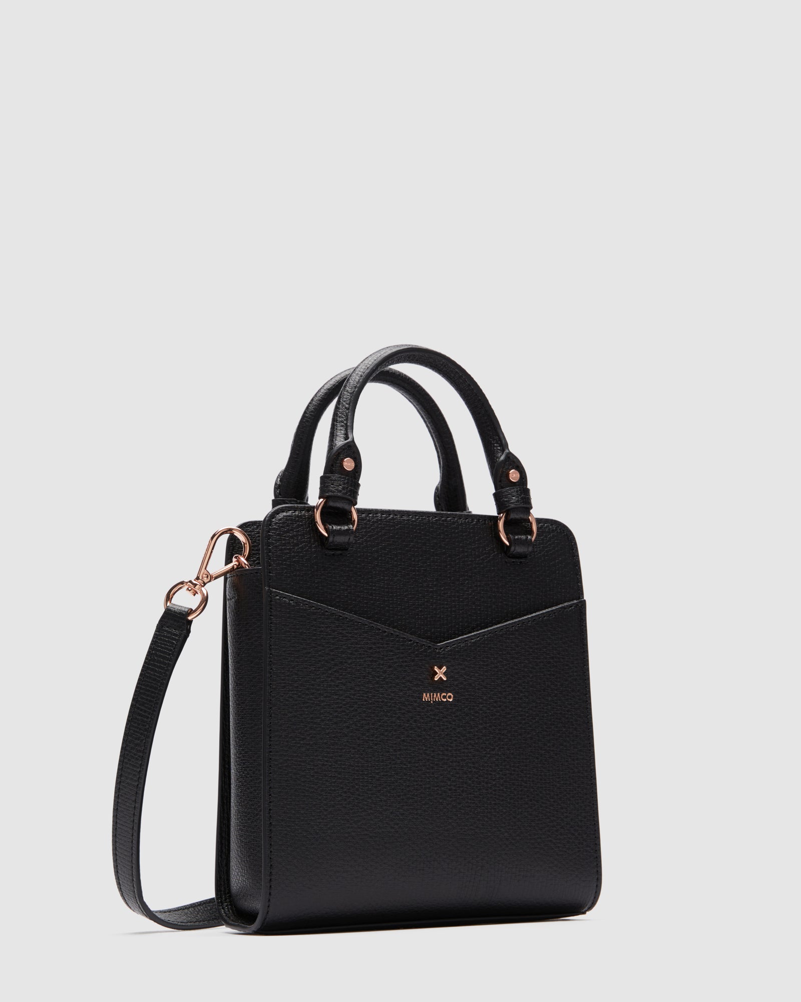 D-Vine Mini Tote Bag - Black Rose Gold