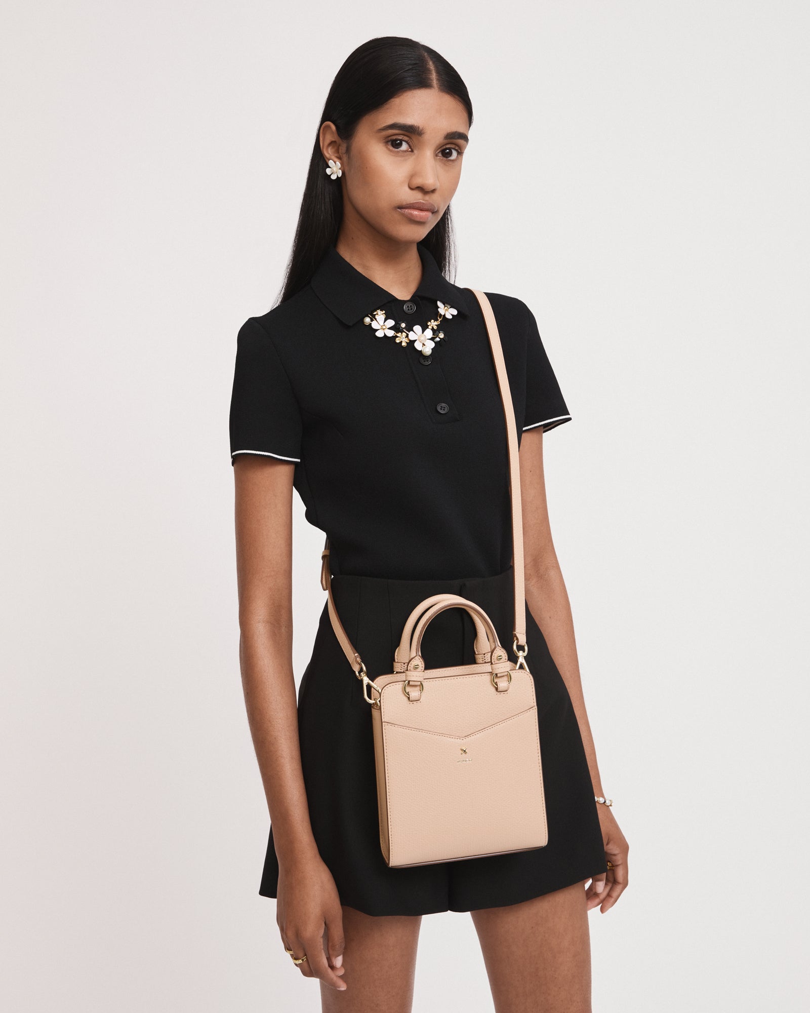 D-Vine Mini Tote Bag - Almond