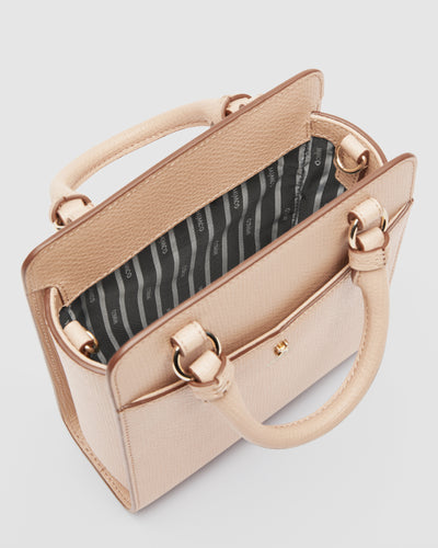 D-Vine Mini Tote Bag - Almond